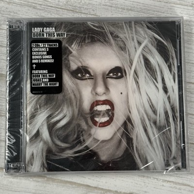 Lady Gaga Born This Way 2-Disc CD Set 2001 Interscope Records Free Shipping