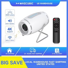 Mini Portable Projector 4K 1080P 180  Rotatable fit HDMI/Smartphone/PC/Laptop