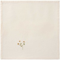 Ib Laursen Stoffserviette Summer Vibes Creme Weiß Mit Margerite Serviette