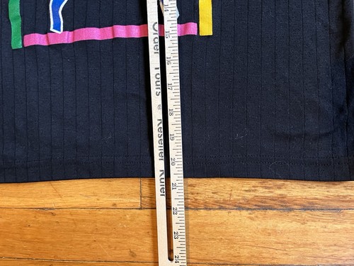 VINTAGE American Girl Gear Long Sleeve Shirt Women’s Small Black 90s - Picture 8 of 9