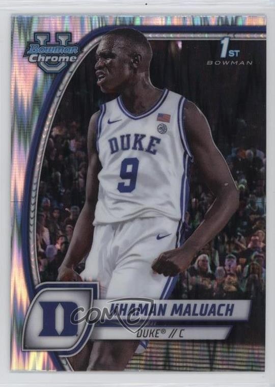 2024-25 Bowman U Chrome Stealth Refractor Khaman Maluach #46 0xh3