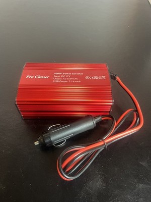 Pro Chaser 400W Power Inverters for Vehicles - DC 12v to AC 110v Car Inverter...