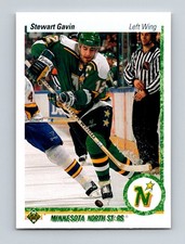 1990-91 Upper Deck Stewart Gavin Minnesota North Stars #150