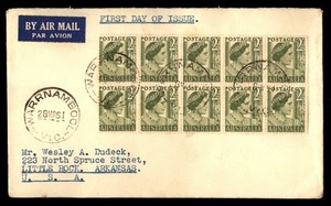 Mayfairstamps Australia FDC 1951 Queen Booklet First Day Cover aaz_39417