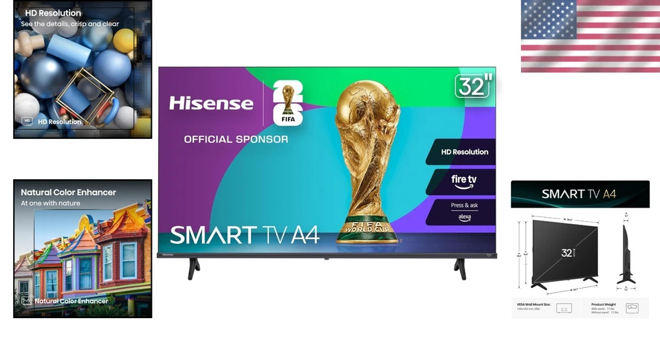 32" HD Smart Fire TV - Full Array LED, DTS Virtual:X - Image 2 of 4