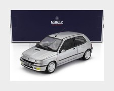 NOREV 185256 RENAULT - CLIO 16S 1992 - ICEBERG GREY - 1/18