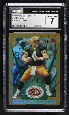 1999 Donruss Preferred QBC Preferred Power 11/150 Brett Favre #88 HOF 04cw