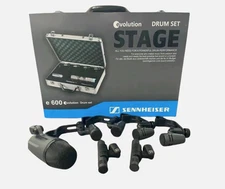 Sennheiser e600 Drum Kit 600 Drum Mic Package with Case e602 e604 e614 US New