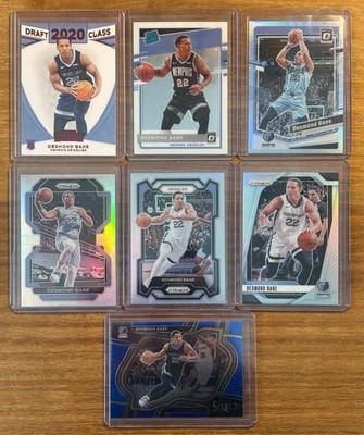 HUGE Desmond Bane 34-card lot! 2 Rookie Cards! Tons of Parallels!