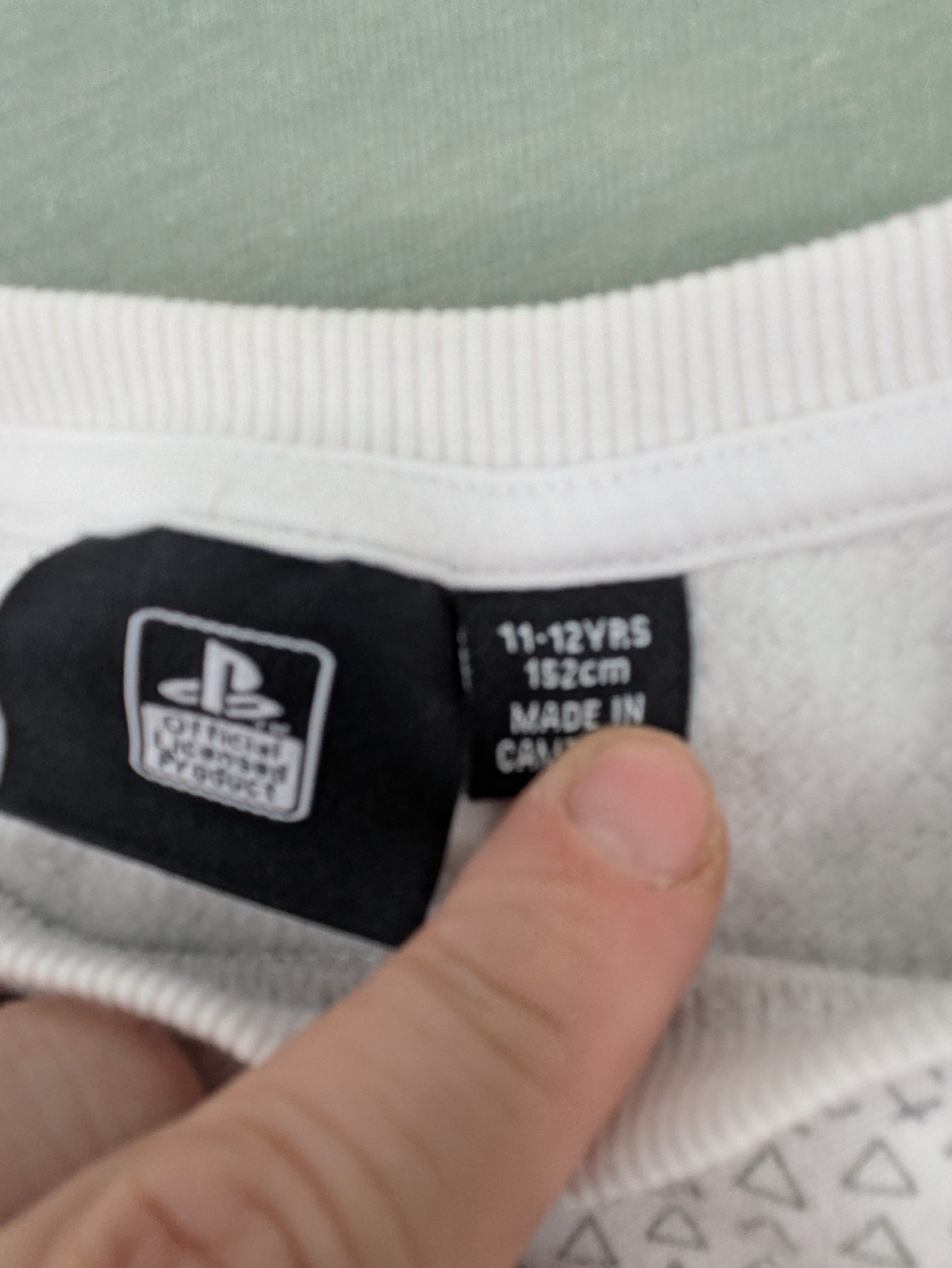PlayStation Official Jungen Sweatshirt Gr. 152 11-12 Pullover Weiß image 6