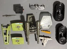 GI Joe Skyhawk Canopy & Fins Whirlwind Guns Snow Cat Windshield Turret Parts Lot