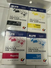 4-Pack ALPS INK Cartridge - CMYB - OEM 106058-00 For Alps MD Series Printers