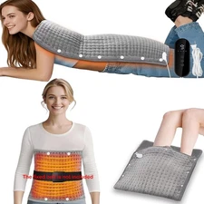 16"x30" Super Extra Large Heating Pad  9 Heat Levels Auto Shut-Off Fast Heating