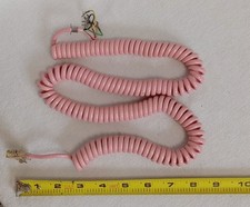 Telephone Handset Cord pink Western Electric Trimline phone