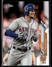 2020 Topps Chrome #70 Jeff McNeil Refractor Baseball Card 0603Q