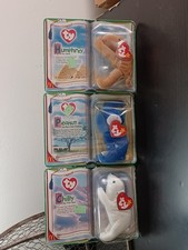 TY BEANIE BABIES McDonald  s Legends Set of 3. W/xtra Peanut