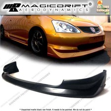 For 02-05 Honda Civic Si Ep3 Usdm Hatchback Aw Walker Front Bumper Body Lip Kit