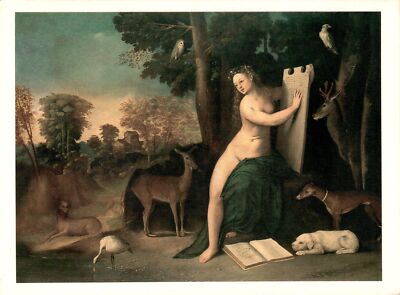 Dosso Dossi, Circe, Lovers, Landscape, Samuel H. Kress Collection Postcard