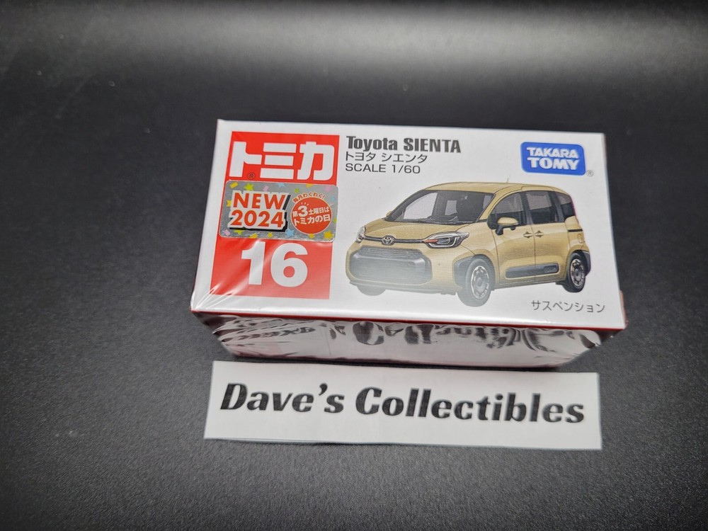 Takara Tomy Tomica #16 Toyota Sienta 1/60 Scale *US Seller*