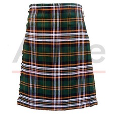 Scottish Handmade Traditional Heritage Of Ireland Tartan Kilt-Clan Heritage Kilt