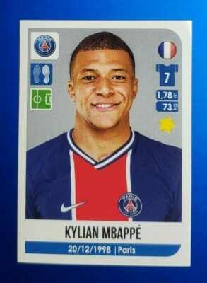 Kylian Mbappe #420 Paris PSG - 2020-21 Panini Foot Championnat De