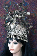 Huge Miao Phoenix Crown - Traditional Wedding Head Wear #4803