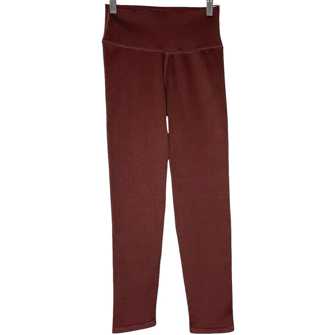 Tamaño Regular Marrón Spandex Leggings para Mujer