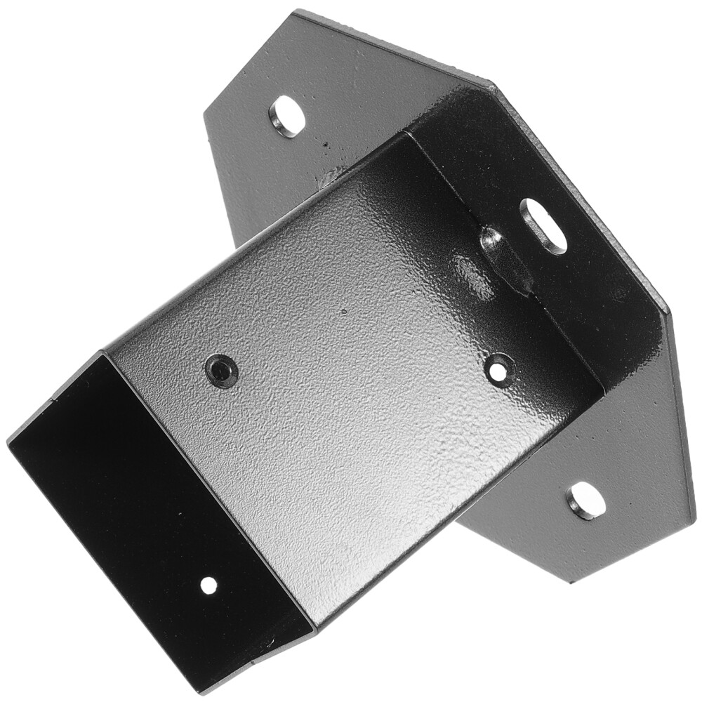Post Base Protector Wooden Mailbox Bracket (iron Feet) Blackc Railing