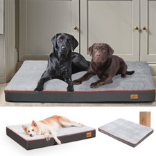 XXL Dog Bed Memory Foam Orthopedic Waterproof Soft Pet Cushion w/Washable Cover