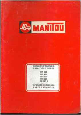 Manitou Buggiscopic Telescopic Handler BT420 BT425 BTI220 BTI225 ...