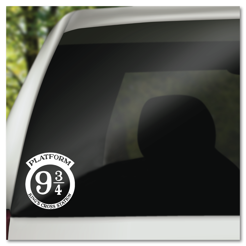6-Inch Harry Potter Platform 9 3/4 Movie Wall Decal Sticker