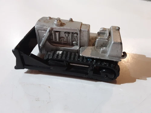 Maisto Tonka Silver Bulldozer with Black Blade