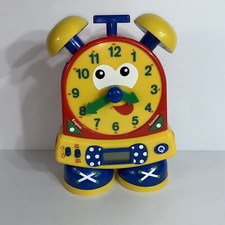 The Learning Journey "Telly" Teaching Time Clock Primary Colors English/Spanish