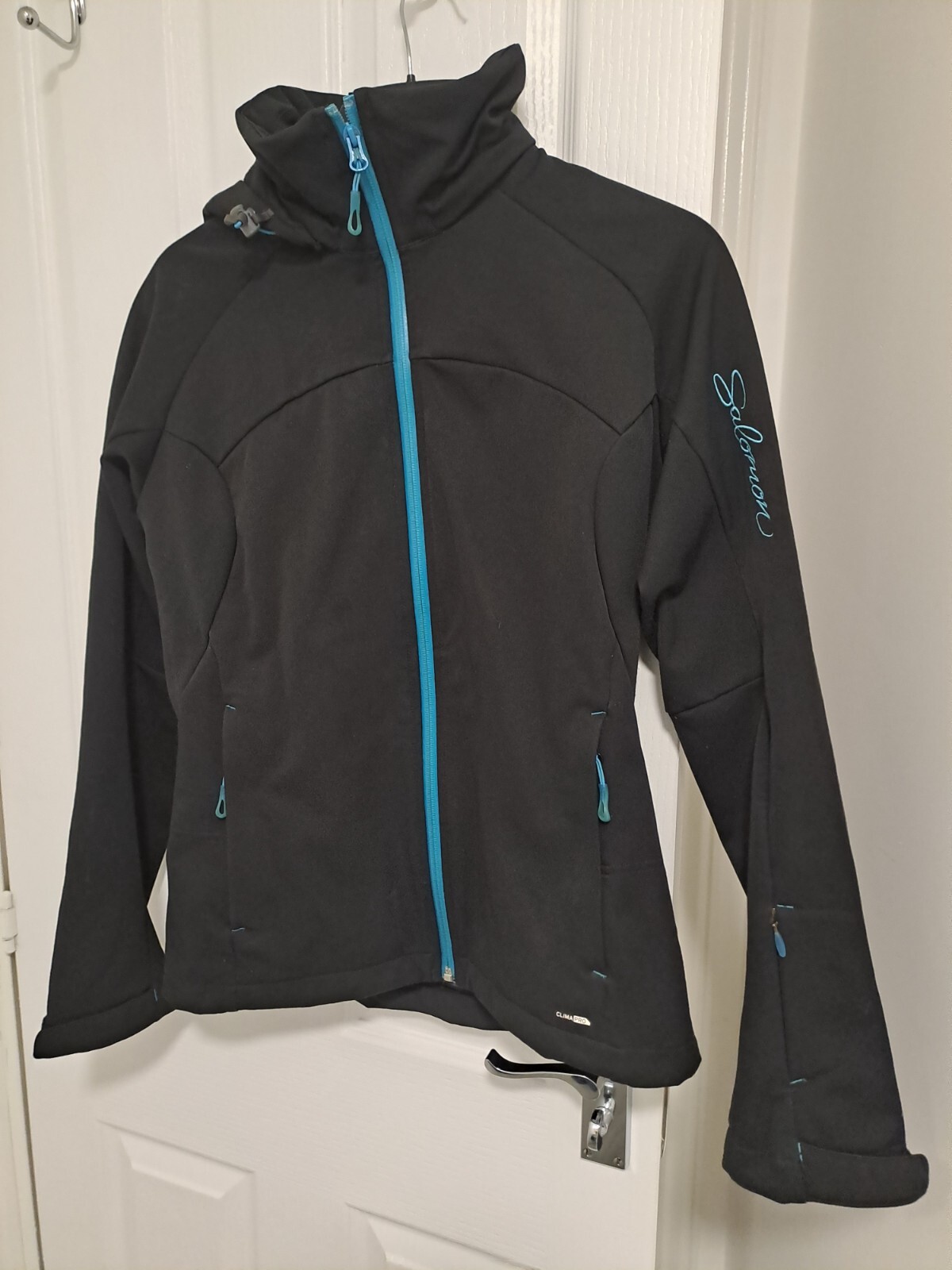 Giacca softshell impermeabile foderata in pile Salomon Clima Pro da donna taglia S
