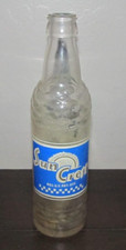 Vintage Beverage Soda Bottle 10 Oz Sun Crest Seven-Up Thermopolis, WY NUGRAPE