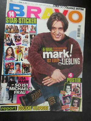 BRAVO Heft 35/25.8.1994 Tote Hosen-DJ Bobo-Magic Affair-Mark Owen-The Prodigy