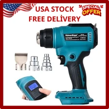 Cordless Heat Gun for Makita 18V Battery, Max 1202°F Variable Temperature Fast H