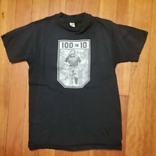 VINTAGE OAKLAND LAS VEGAS RAIDERS JOHN MADDEN 100 IN 10 M T-SHIRT HANES USA 1978