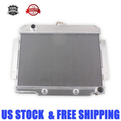 All Aluminum Radiator 3Row For 72-86 Jeep CJ CJ5 CJ7 w/ V8 Swap Conversion Chevy - Foto 2 di 8