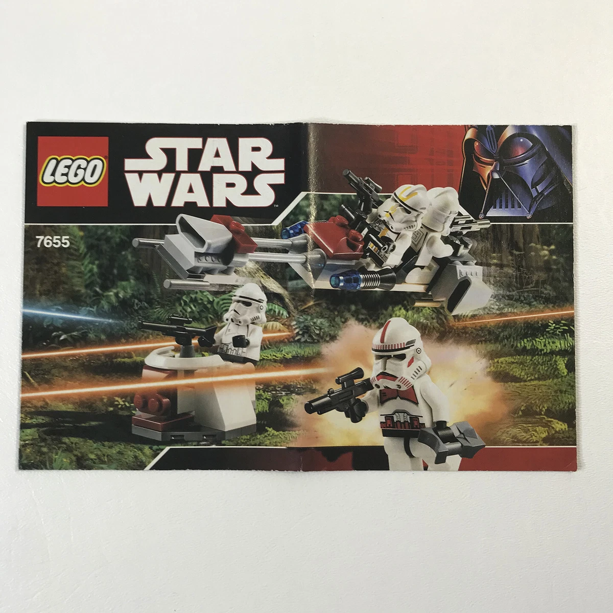 Udgående Efternavn Pris LEGO 7655 STAR WARS Clone Troopers Battle Pack INSTRUCTIONS ONLY | eBay