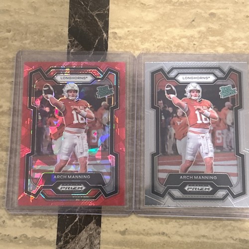 2024 Panini Prizm Draft Picks Student Orientation Soam Arch Manning Red Ice Psa 10