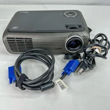 Optoma DX606V DLP Portable Projector 2000 ANSI 720p 1080i With Cables