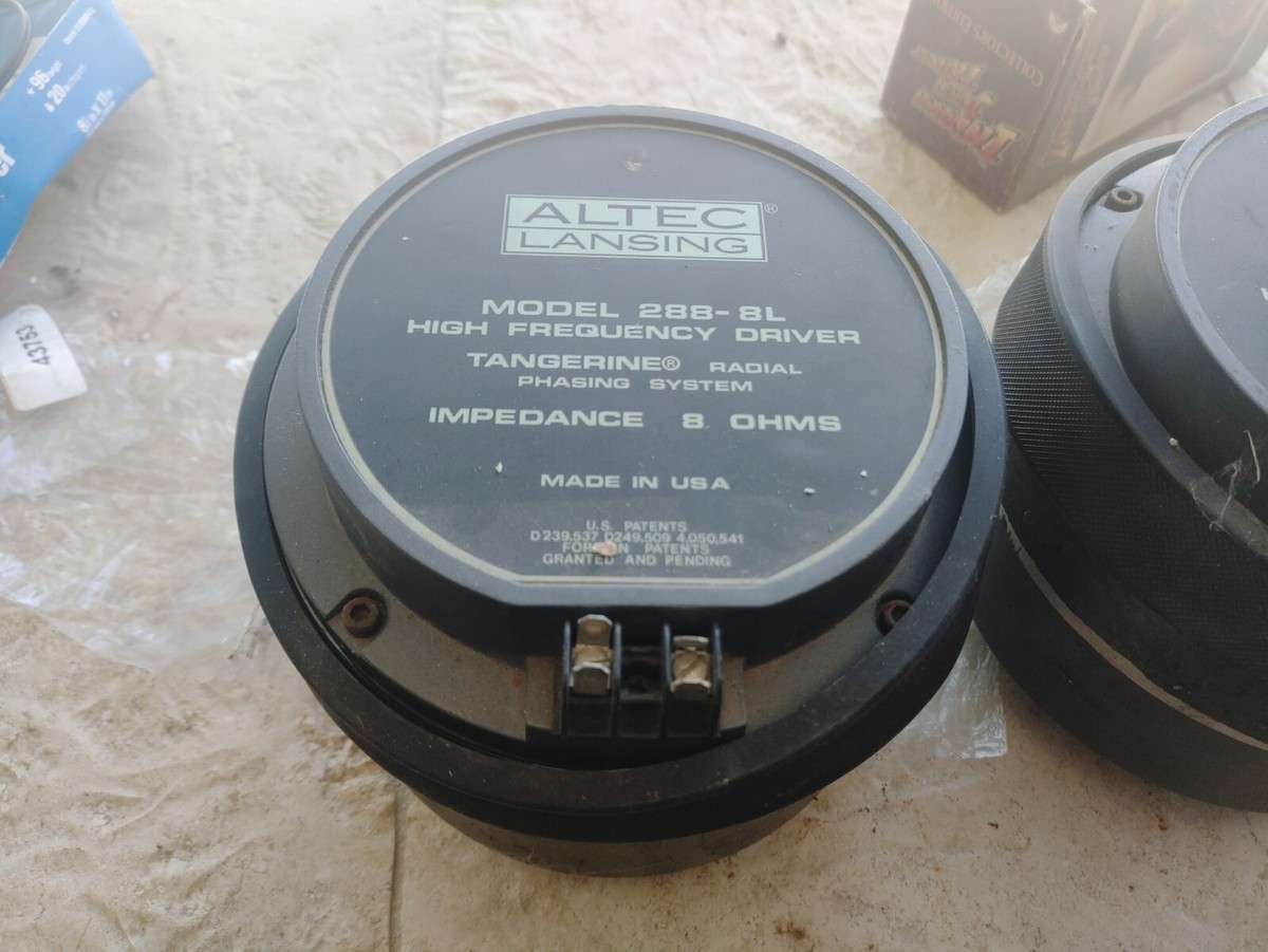 Altec Lansing Driver 288- 8l OHMS set of 2 | eBay