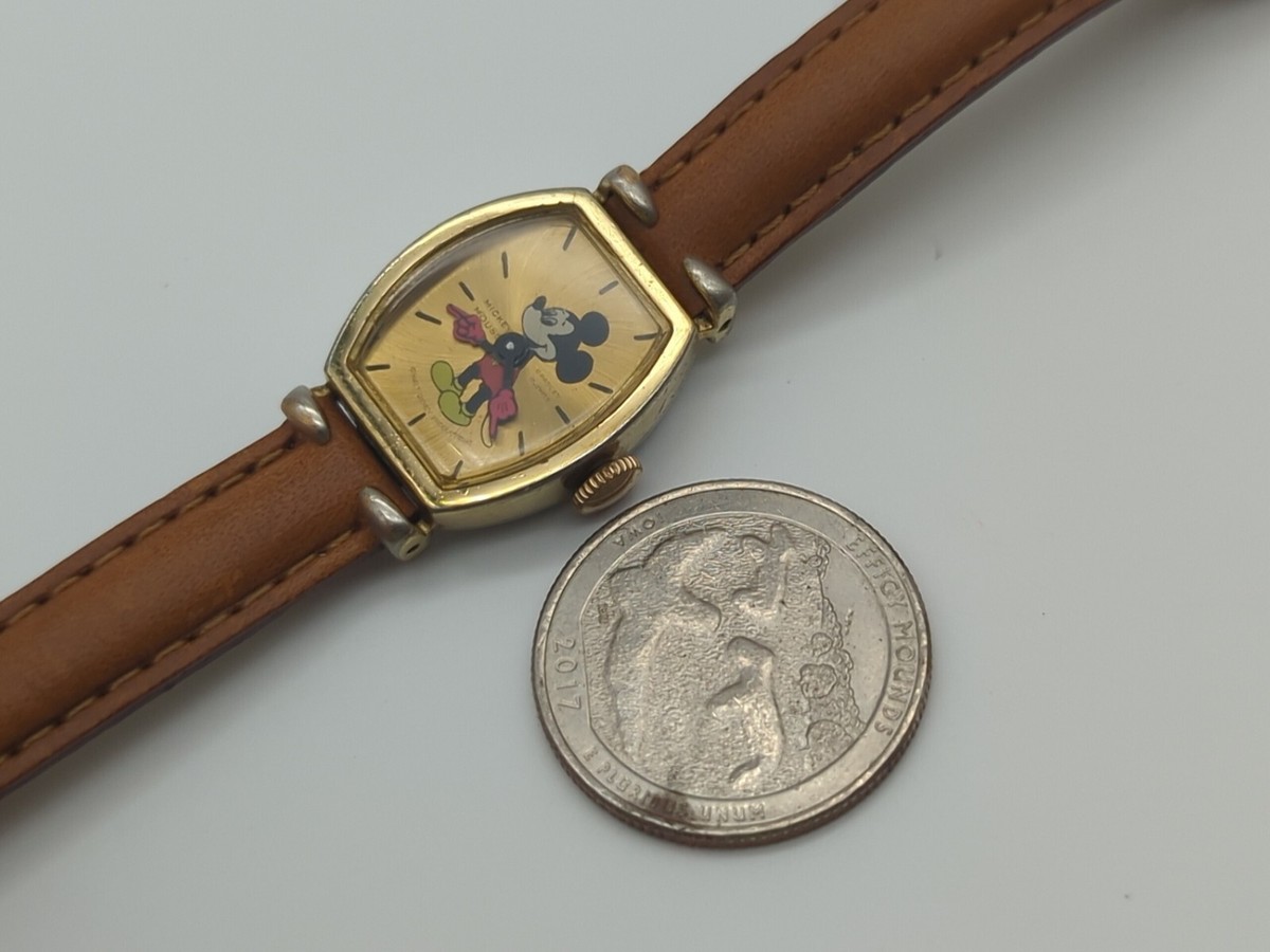 Vintage Bradley Mickey Mouse “Tank” Style Watch Just in ! A 1960 main image 2