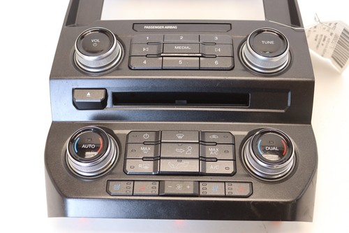 2015 FORD F-150 F150 DASHBOARD RADIO MEDIA & CLIMATE CONTROL FACE PANEL OEM - Picture 5 of 14