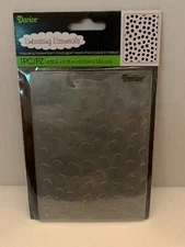 #186 Darice Embossing Folder Essentials  " BLOT DOT BACKGROUND "  #30023109