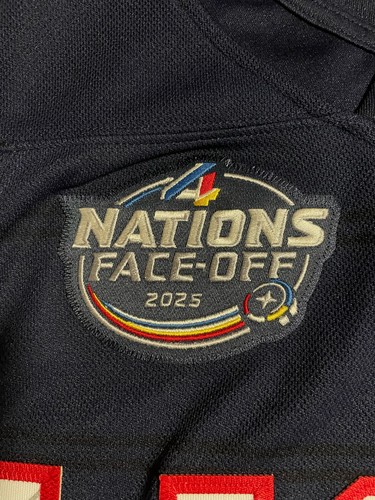 Team USA 4 Nations Face-Off Blank AUTHENTIC Fanatics Premium Jersey SIZE 50 - Picture 5 of 9
