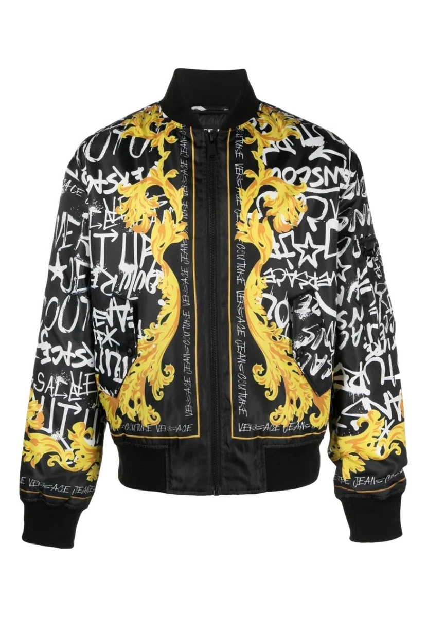 Versace print bomber jacket sale