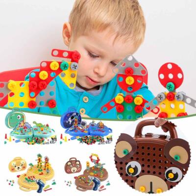 Magic Play Toolbox,Creative Magic Play Toolbox Bear w/ Drill Game τх S4E2 A T9O6
