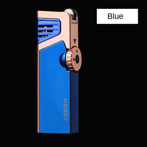 3 Flames Grinding Wheel Butane Jet Lighter Gas Torch Turbo Windproof Inflatable - Picture 8 of 15